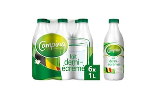 Campina | Lait | Demi-écrémé | Bouteilles plastiques 