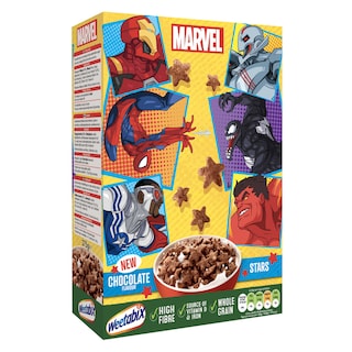 Weetabix | Cereales | Marvel | Etoiles chocolat 