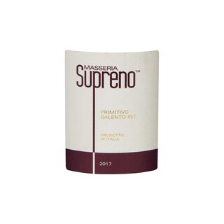 Italie - Italië | Puglia - Salento IGT | Masseria Supreno Primitivo 2017 