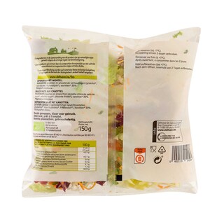 Delhaize | Bio | Sla | Gemengd met wortels | Bio 