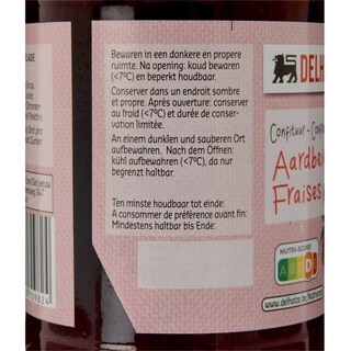 Delhaize | Aardbeiconfituur 450 gr