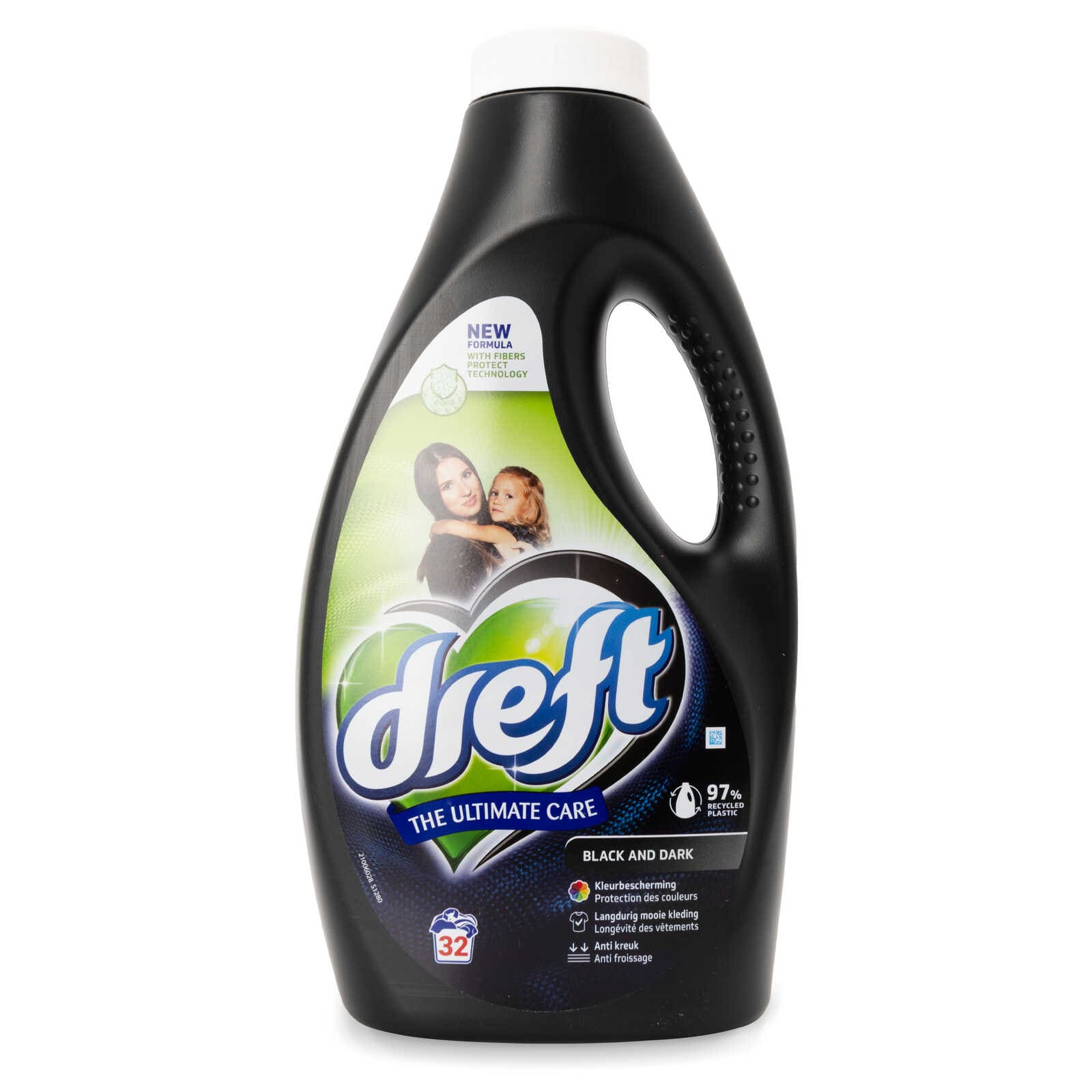 Dreft Wasmiddel | Vloeibaar | Zwart & donker | 1,44 L | 32DS