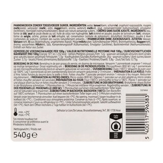 Delhaize | Crêpes 0% 8PC 540 gr