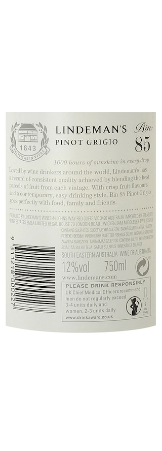 Lindeman's | Bin 85 | Pinot Grigio 