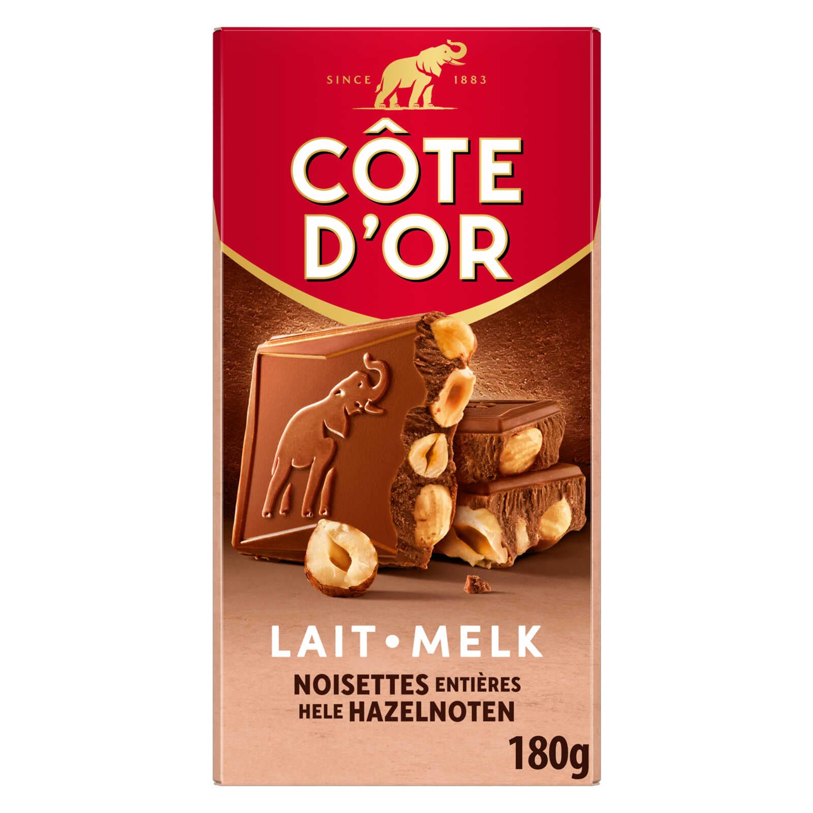 Côte d'Or Tablet | Melkchocolade | Hazelnoten