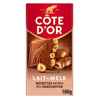 Côte d'Or | Tablet | Melkchocolade | Hazelnoten 