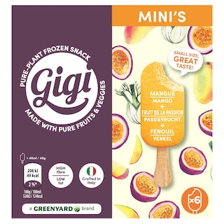 Gigi | Mini stick | Mangue | Passion | Fenouil 
