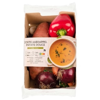 Delhaize | Maaltijdbox | Zoete aardappelsoep 