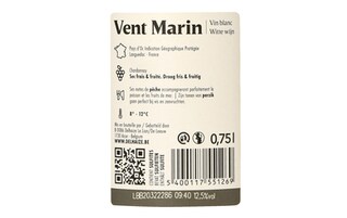 Vent Marin | Pays d'Oc | Chardonnay 75 cl