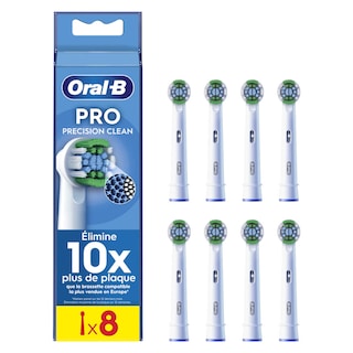 Oral-B | 8 opzetborsteltjes | Precision clean 