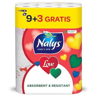 Nalys | Keukenrol | Love | 9+3 rollen 