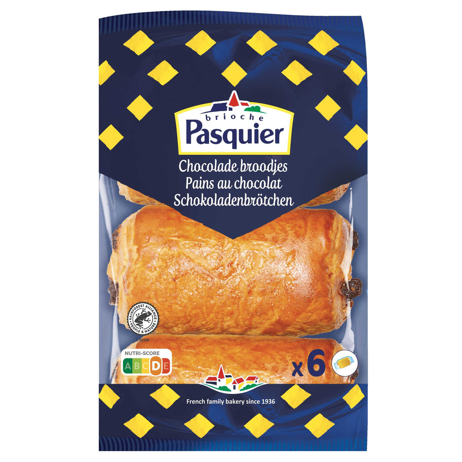 Brioche Pasquier Chocoladebroodje | 6st