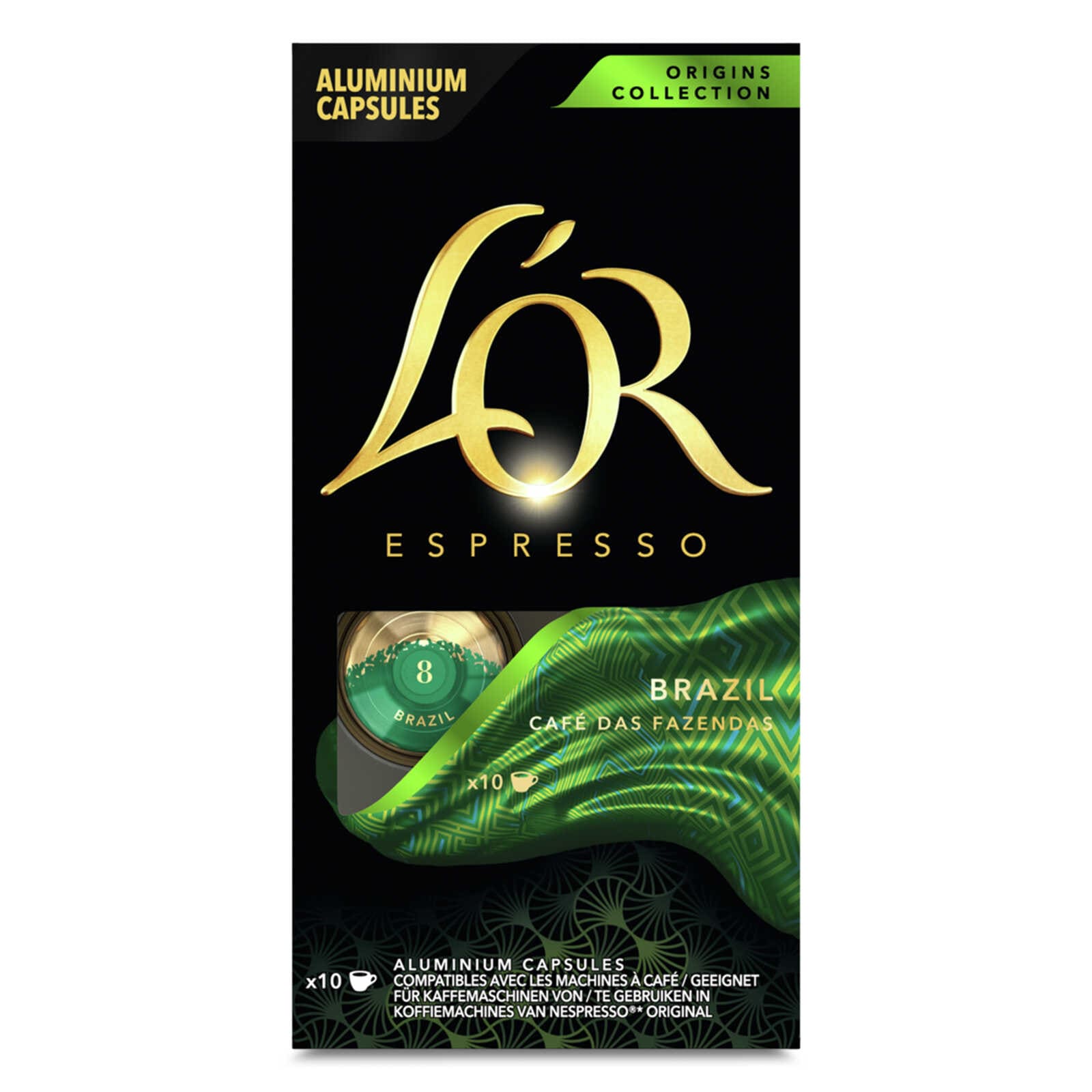 L'Or Koffie | Espresso | Origins | Brazil | Caps