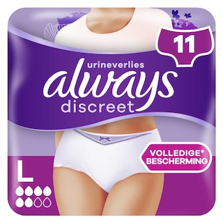 Always | Discreet | Culottes | Fuites Urinaires | Large 