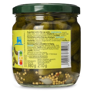 Delhaize | Cornichons | Vinaigre | Extra fins 