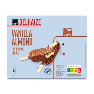 Delhaize | Mini giant | Vanilla | Almond 8 x 5 cl