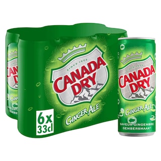 Canada Dry | Ginger Ale | Canette 