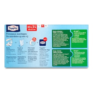 Toppits | Sacs congelation | 3l 