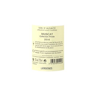 France - Frankrijk | Alsace - Ingersheim | Muscat Collection Privée Blanc 