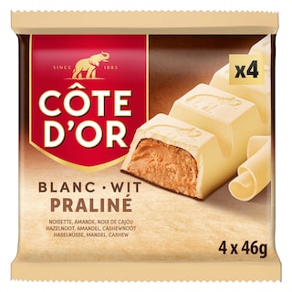 Côte d'Or | Chocolade | Witte Chocolade | Praliné 
