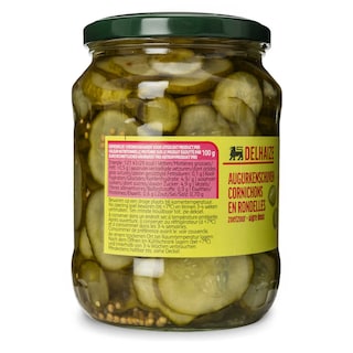 Delhaize | Cornichons | Rondelles | Aigre-doux 