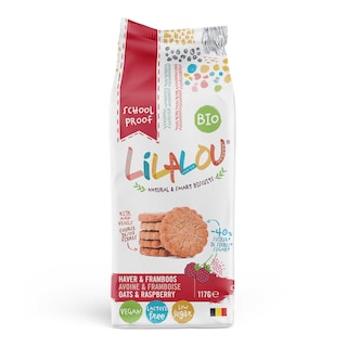 LilaLou Biscuits | Biscuits | Avoine & Framboise | Bio 