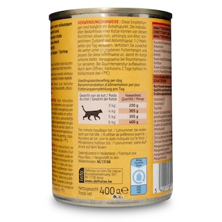 Delhaize | Aliment chat | Terrine | Boeuf 400 gr