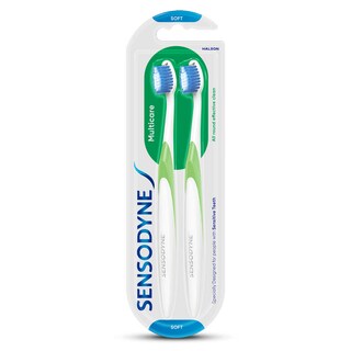 Sensodyne | Brosse à dents | Multicare | Soft 2 pc