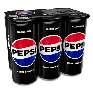 Pepsi | Cola | Zero | Sleek Can 6 x 33 cl