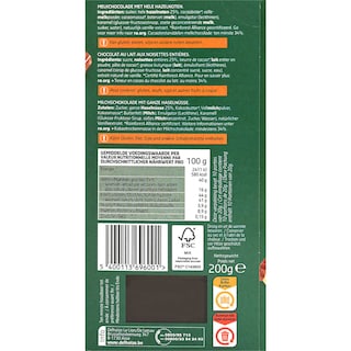 Delhaize | Melkchocolade | Hazelnoten 