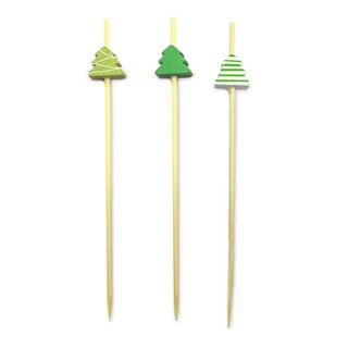 Party Stars | Brochettes à cocktail sapin 4 pc