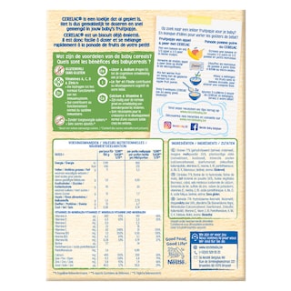 Nestlé | Cerelac | Céréale Biscuitée | Sans Gluten | Bébé | 4m 300 gr