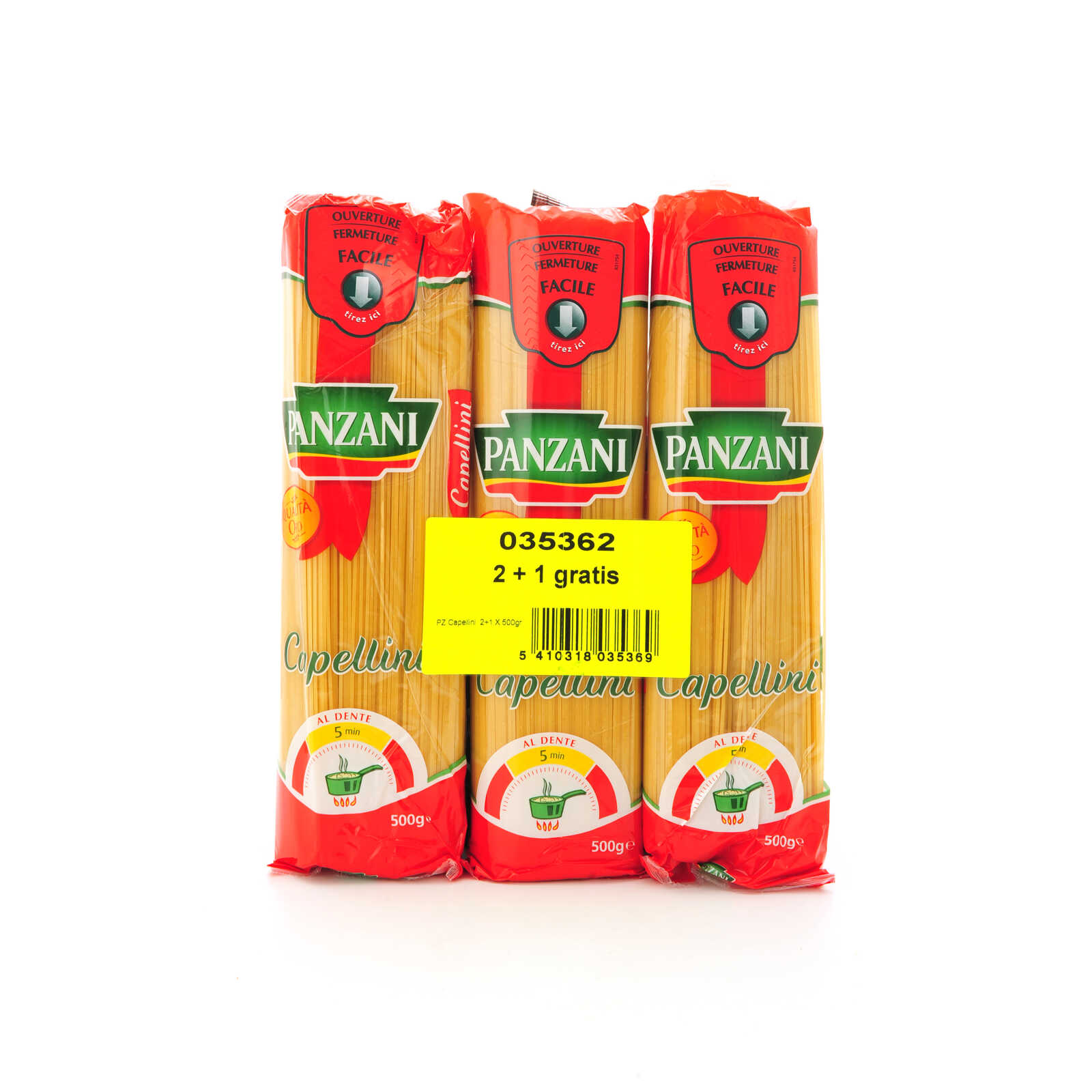 Panzani | 3X500G PANZ Capellini 2+1GR 