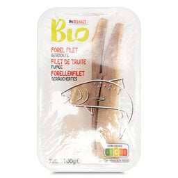 Delhaize | Bio | Filet de truite | Fumée | Bio 