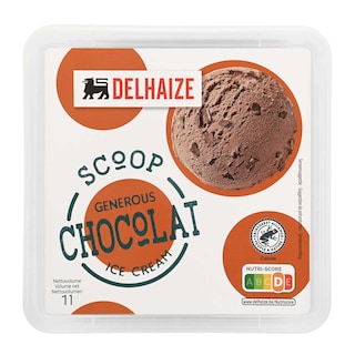 Delhaize | Roomijs | Chocolade 