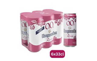 Hoegaarden | Fruitbier | Rosee | Alcoholvrij | 0% alc | Blik 
