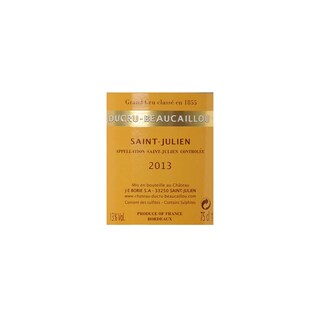FR BORDEAUX SAINT JULIEN | Ducru Beaucaillou 2013 | Caisse Bois 