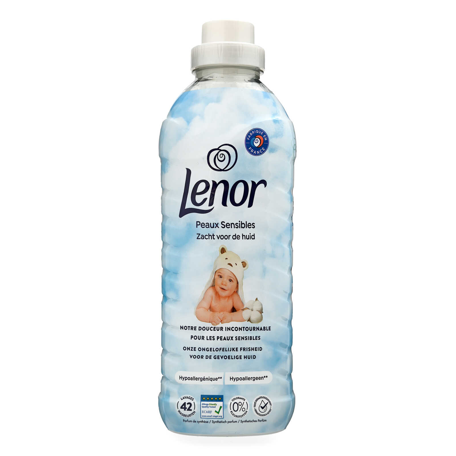 Lenor Sensitif Adoucisseur Hypoallergénique 1,15L (46 Lavages) – Neuf