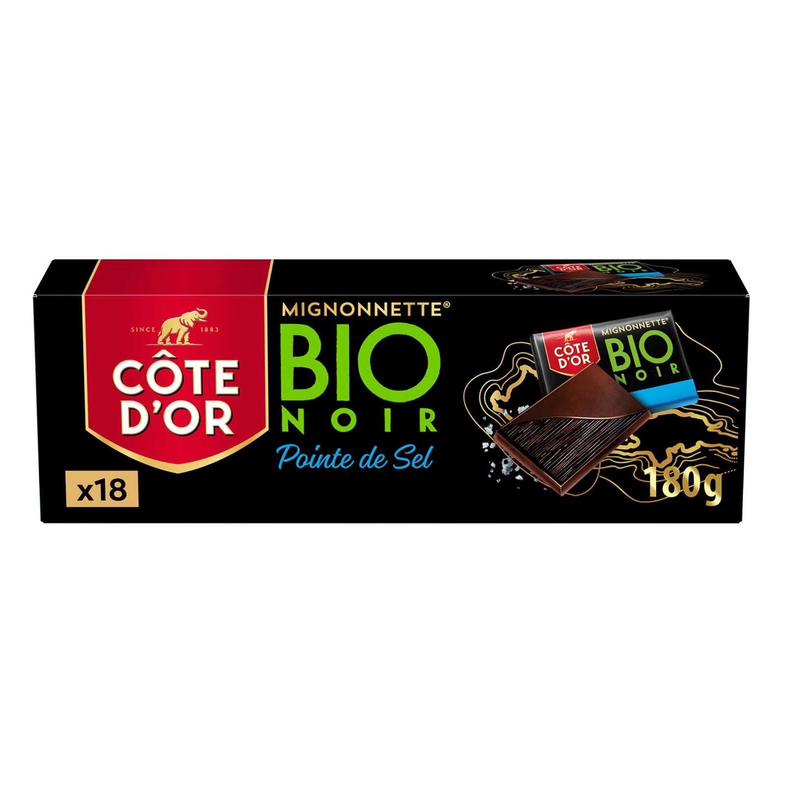 Côte d'Or Pralines | Pure Chocolade | Zeezout | BIO