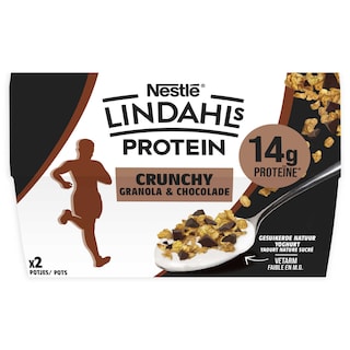 Lindahls | Yoghurt | Proteïne | Chocolade | Granola 2 x 127 gr