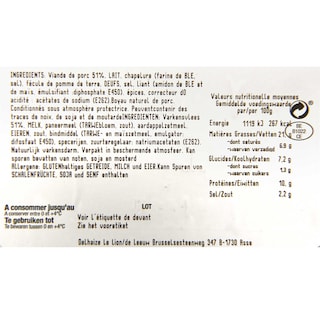 Delhaize | Boudins blanc de campagne +/- 240 gr