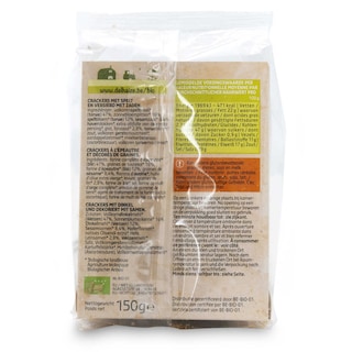 Delhaize | Bio | 150g | Crackers | Spelt | Bio 150 gr