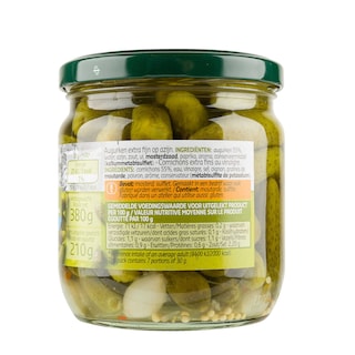 Delhaize | Cornichons | Vinaigre | Extra fins 210 gr