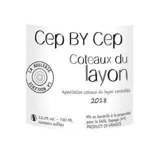 France - Frankrijk | Loire - Côteaux du Layon | Cep By Cep Côteaux du Layon 2018 | Demi-sec 