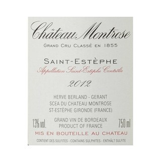 FR BORDEAUX SAINT ESTEPHE | Château Montrose 2012 