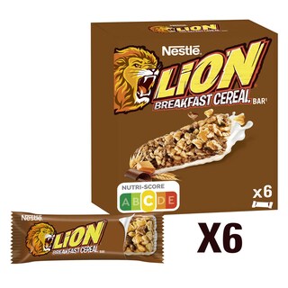 Nestlé | Lion | Graanrepen | Chocolade & Karamel | Melk 6 x 25 gr