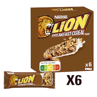 Nestlé | Lion | Barre de céréales | Chocolat&Caramel | Lait 