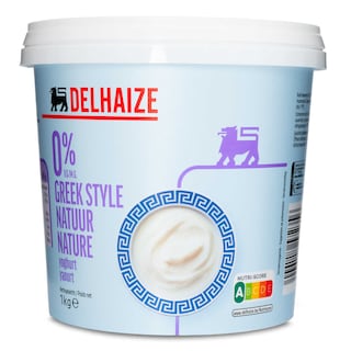 Delhaize | Yoghurt | Griekse stijl | Natuur 0% 