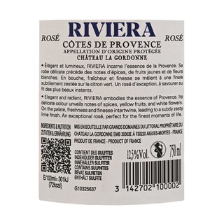 France | Gordonne Riviera |  Rosé 
