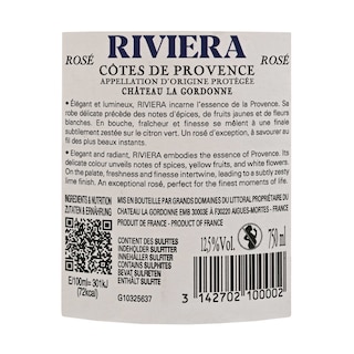 France | Gordonne Riviera |  Rosé 75 cl